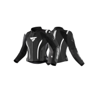 Shima Куртка Кожаная женская Miura 2.0 Black/White в Перми