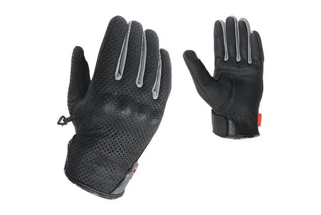 Hizer Мотоперчатки Кожаные  AT-4145 Черные в #REGION_NAME_DECLINE_PP#
