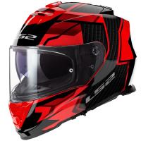 LS2 Мотошлем FF800 Storm II Tracker черно-красный в Перми