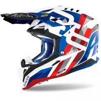 Airoh Мотошлем Aviator 3 Rainbow Blue/Red Gloss в Перми