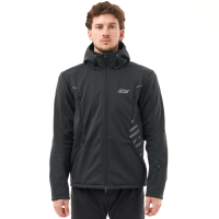 Dragonfly Мототолстовка DF Urban Man 2025 Black с защитой в Перми