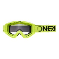 Oneal Маска кроссовая B-Zero V.22 желтая оправа, прозрачная линза в Перми
