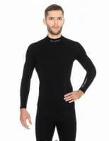Brubeck Футболка мужская дл.рукав Wool Merino 78% Черный в Перми