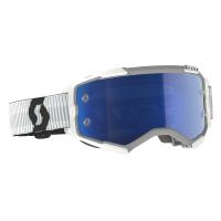 Scott Очки кроссовые Fury white blue chrome works в Перми
