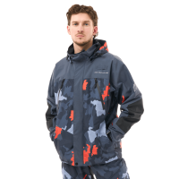 Dragonfly Мембранная куртка Quad 2.0 Man 2025 Grey - Orange Camo в Перми