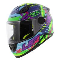 LS2 Мотошлем FF812 Kid Svent Blue Green в Перми