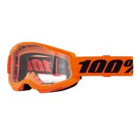 100% Очки Strata 2 V26 Goggle Neon Orange / Clear в Перми