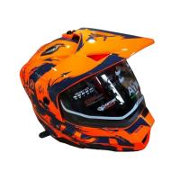 AiM Шлем детский JK802Y Orange/Blue в Перми