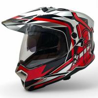 AIM Шлем кросс/эндуро JK802S Red/Grey/Black в Перми