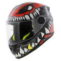 LS2 Мотошлем FF812 Kid Punk Grey Red в Перми