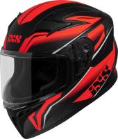 IXS Шлем 136 2.0 Kids Star 2 Черно-красно матовый в Перми