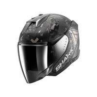 Shark Шлем Skwal I3 Jet Hellcat Mat Black/Chrome/Anthracite в Перми