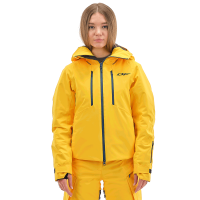 Dragonfly Куртка утепленная Gravity Premium Woman Yellow-Dark Ocean в Перми