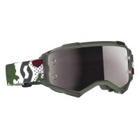 Scott Очки кроссовые Fury dark green/white silver chrome works в Перми