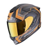 Scorpion Exo Мотошлем Exo-1400 Evo II Linart Черный Матовый/Оранжевый/Серый в Перми