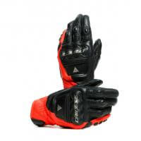 Dainese Перчатки кожаные 4-Stroke 2 Black/Fluo-Red в Перми