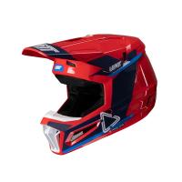 Leatt Шлем кроссовый детский Helmet Kit Moto 3.5 Jr V25 Royal в Перми