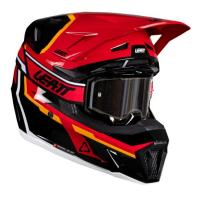 Leatt Шлем кроссовый  7.5 V26 Red + очки Velocity 4.5 в Перми