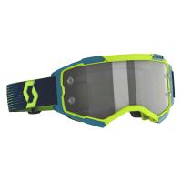 Scott Очки кроссовые Fury LS neon yellow/blue light sensitive grey works в Перми