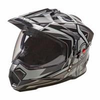 AIM Шлем кросс/эндуро JK802S Black/Grey/White в Перми