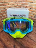 Scout Vemar Маска кросс MJ-1024-1 сине-желтая в Перми