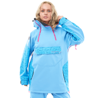 Dragonfly Куртка-анорак сноубордическая DF Uktus Woman Blue - Pink в Перми