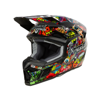 Oneal Шлем кроссовый детский 3Series Youth Crank V.24 красный/ зеленый в Перми