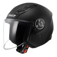 LS2 Мотошлем OF616 Airflow II Solid черный матовый в Перми