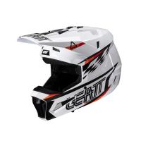 Leatt Шлем кроссовый детский Helmet Kit Moto 3.5 Jr V25 White в Перми