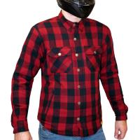 MCP Моторубашка Rebel Full kevlar черный-темно-красный в Перми