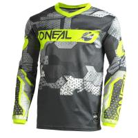 Oneal Джерси Element Camo V.22, детская, унисекс Серый/Желтый в Перми