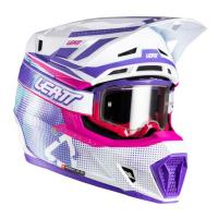 Leatt Шлем кроссовый  7.5 V26 Purple + очки Velocity 4.5 в Перми