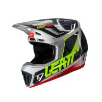 Leatt Шлем кроссовый Helmet Kit Moto 7.5 V25 Steel в Перми