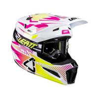 Leatt Шлем кроссовый 3.5 V26 Storm Pink + очки Vizion 3.5 в Перми