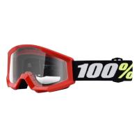 100% Очки детские Strata Mini Goggle Red/Clear Lens 2025 в Перми