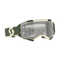 Scott Очки кроссовые Fury LS kaki green/light sensitive grey works в Перми