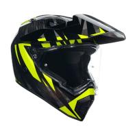 AGV Шлем AX9 E2206 V26 Steppa Carbon/Grey/Yellow Fluo в Перми