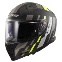 LS2 Мотошлем FF811 Vector II Tron матовый черно-желтый в Перми