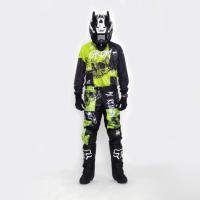 Grom Штаны кроссовые подростковые MX Religion lime в Перми