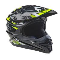 AiM Шлем кроссовый JK803S Yellow/Black в Перми