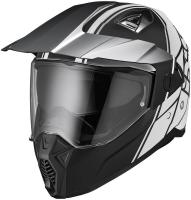 IXS Шлем IXS 208 2.0 Черно-Белый Матовый в Перми