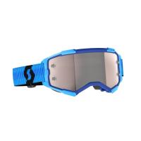 Scott Очки кроссовые Fury blue/black/silver chrome works в Перми