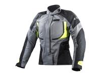 LS2 Мотокуртка женская Phase Lady Jacket серо-чёрно-жёлтый в Перми