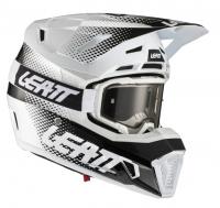 Leatt Шлем кроссовый Kit Moto 7.5 V22 White в Перми