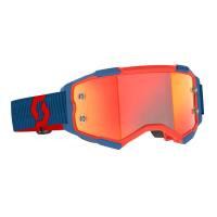 Scott Очки кроссовые Fury dark blue/neon red/orange chrome works в Перми