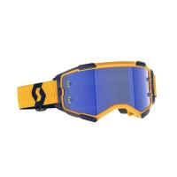 Scott Очки кроссовые Fury dark yellow/dark blue/blue chrome works в Перми