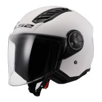 LS2 Мотошлем OF616 Airflow II Solid белый в Перми