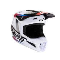 Leatt Шлем кроссовый Moto 2.5 Helmet Black/White 2024 в Перми