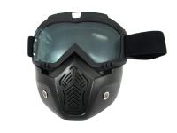 Scout маска MZ-1 оправа черная, линза прозрачная с защитой лица в Перми
