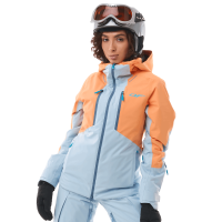 Dragonfly Куртка горнолыжная утепленная Gravity Woman 2025 Mock Orange-Light Blue в Перми